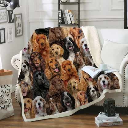You Will Have A Bunch Of English Cocker Spaniels - Blanket V1