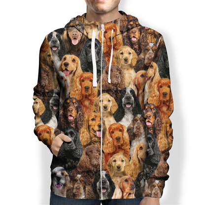 You Will Have A Bunch Of English Cocker Spaniels - Hoodie V1
