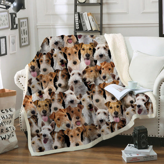 You Will Have A Bunch Of Wire Fox Terriers - Blanket V1
