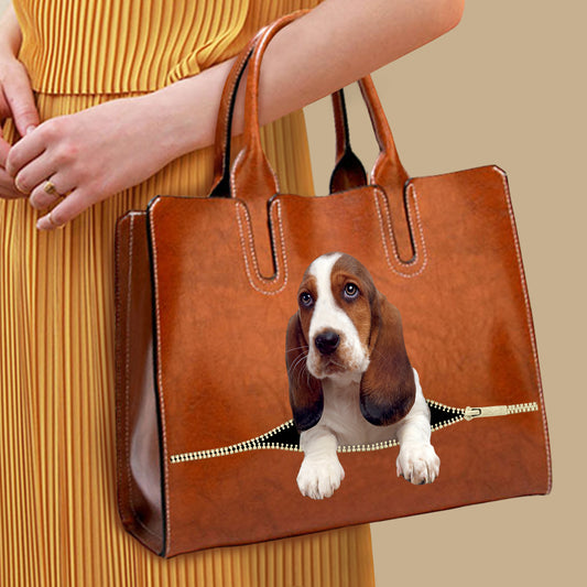Your Best Companion - Basset Hound Luxury Handbag V1