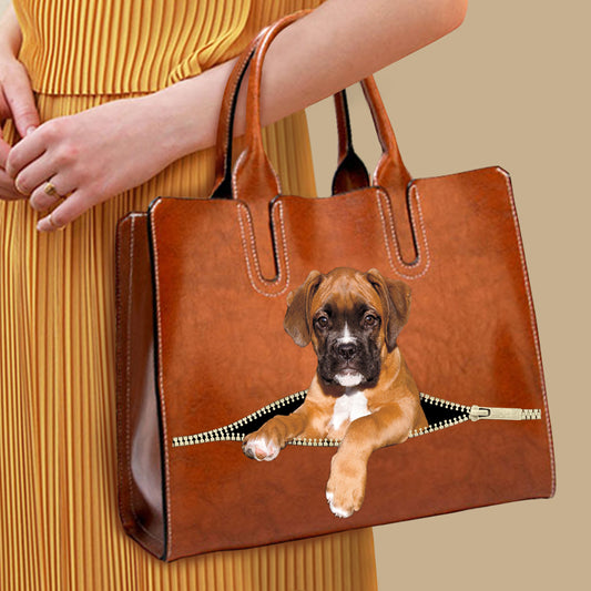 Your Best Companion - Boxer Luxury Handbag V1