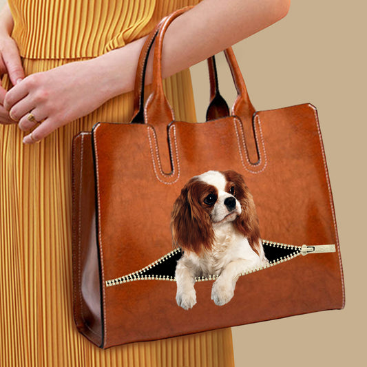 Your Best Companion - Cavalier King Charles Spaniel Luxury Handbag V2