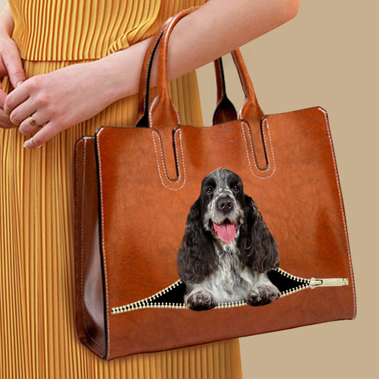 Your Best Companion - English Cocker Spaniel Luxury Handbag V2