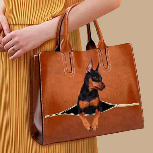 Your Best Companion - Miniature Pinscher Luxury Handbag V1