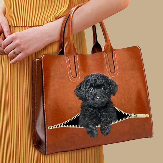 Your Best Companion - Poodle Luxury Handbag V3