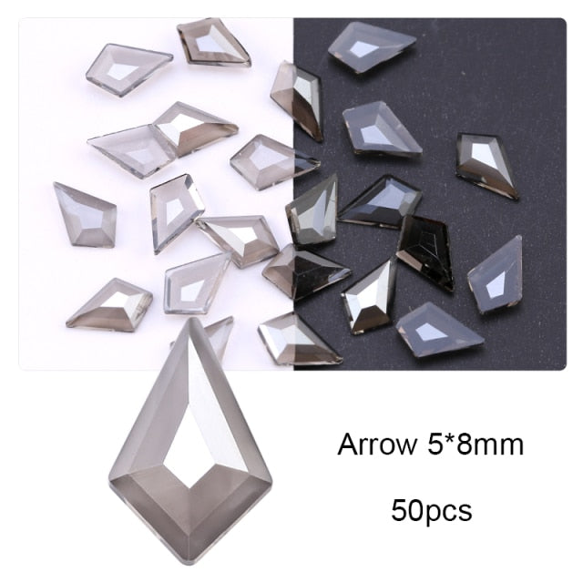 3D Glitter Nail 50-100 PCS 02