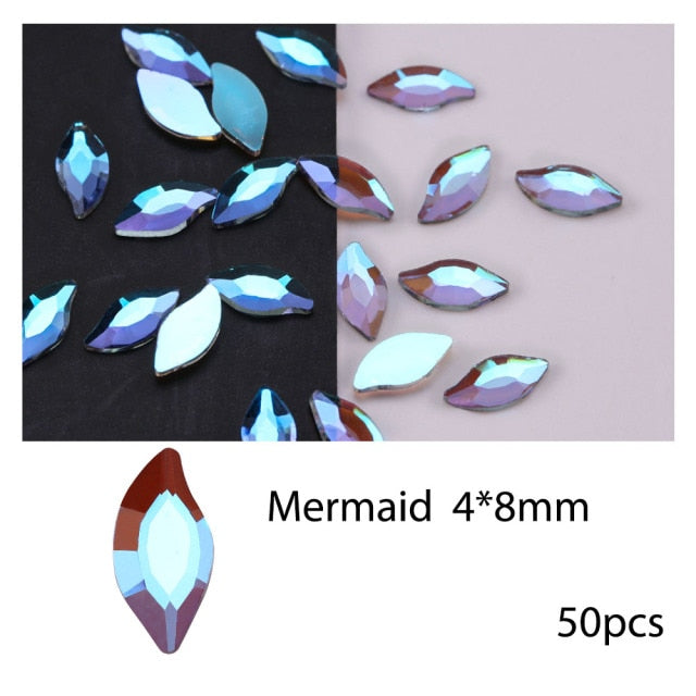 3D Glitter Nail 50-100 PCS 07