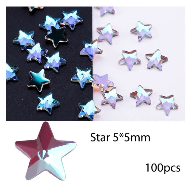 3D Glitter Nail 50-100 PCS 07