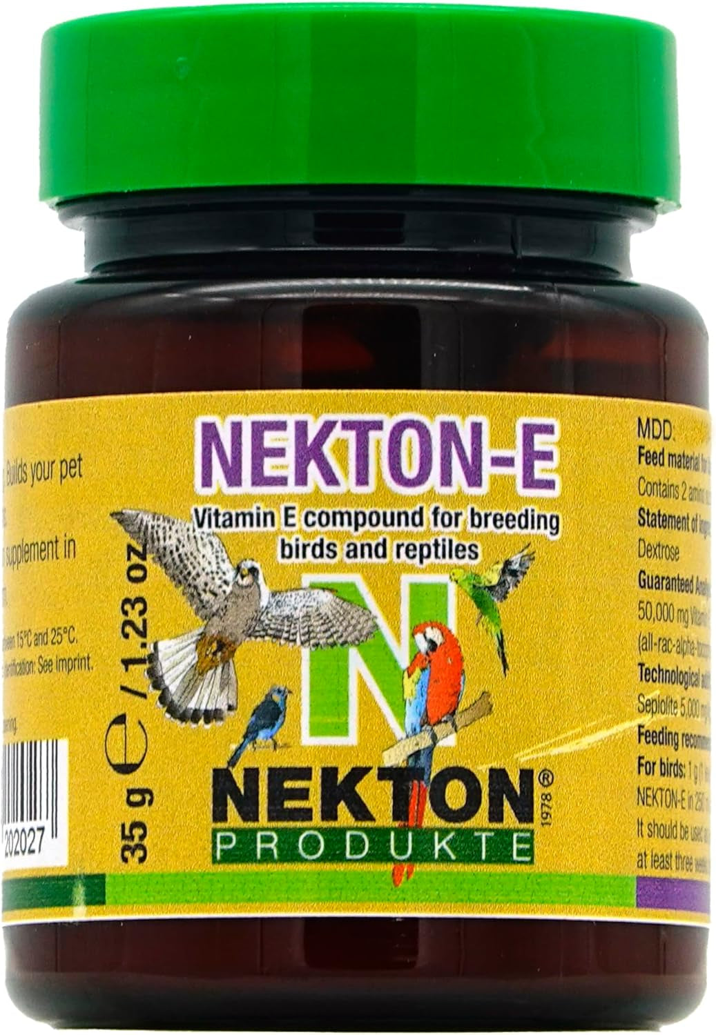 Nekton E Vitamin E Supplement for Birds