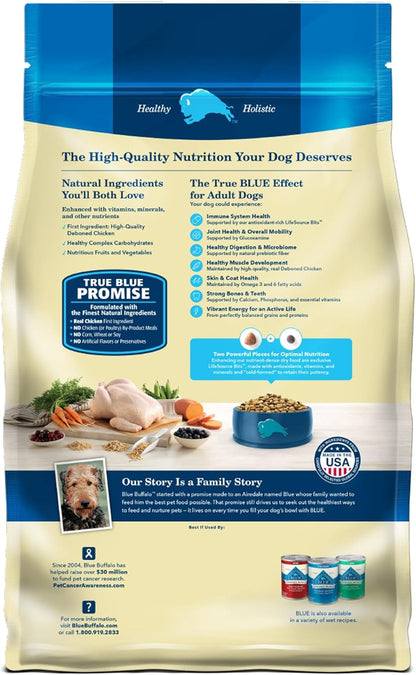 Life Protection Formula Adult Dry Dog Food, Helps Build and Maintain Strong Muscles, Made with Natural Ingredients, Chicken & Brown Rice Recipe, 30-Lb. Bag