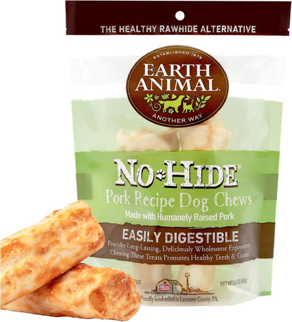 Earth Animal No Hide Small Long Lasting Dog Chew Rolls