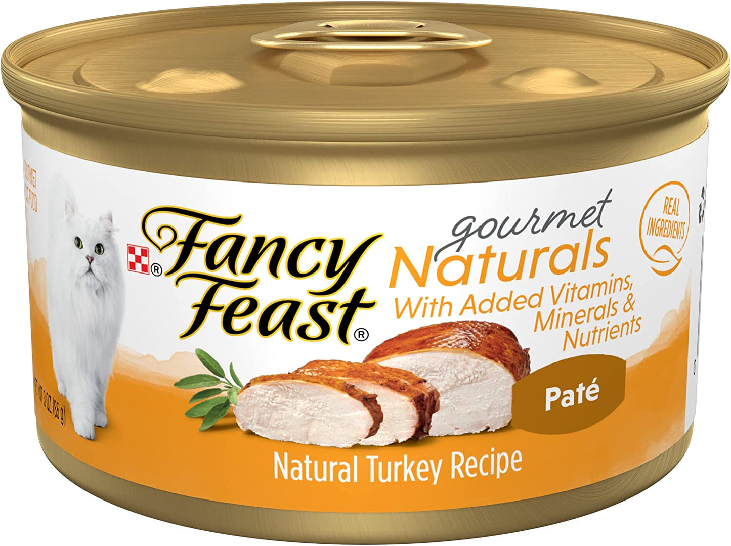 Poultry and Beef Feast Classic Pate Collection Grain Free Wet Cat Food Variety Pack - (Pack of 30) 3 Oz. Cans