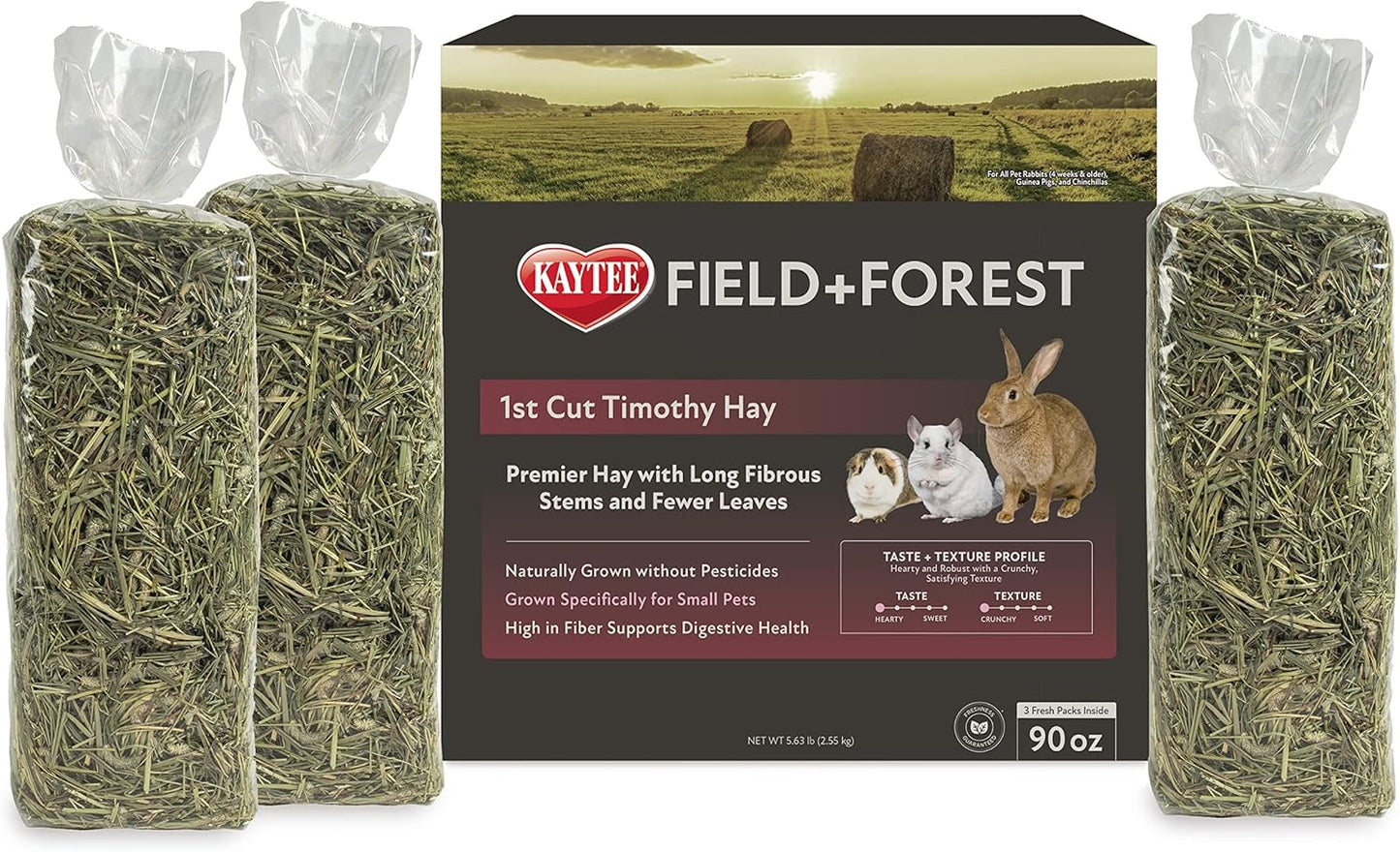 Kaytee Field+Forest Cut Timothy Hay 90 Ounces