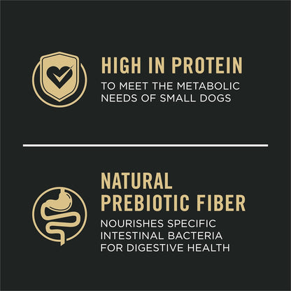 Purina Pro Plan Sensitive Skin and Stomach Dog Food Small Breed, Adult Salmon & Rice Formula - 4 Lb. Bag