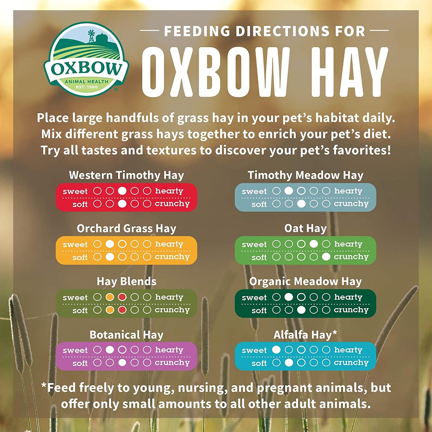 Oxbow Animal Health Oxbow Hay Blends - Western Timothy & Orchard