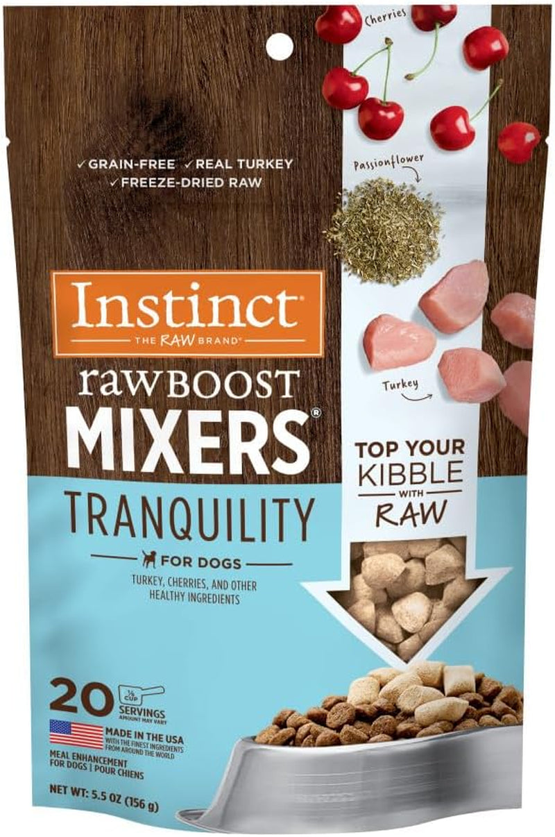 Instinct Raw Boost Mixers Freeze Dried Raw Dog Food Topper, Grain Free Dog Food Topper with Functional Ingredients