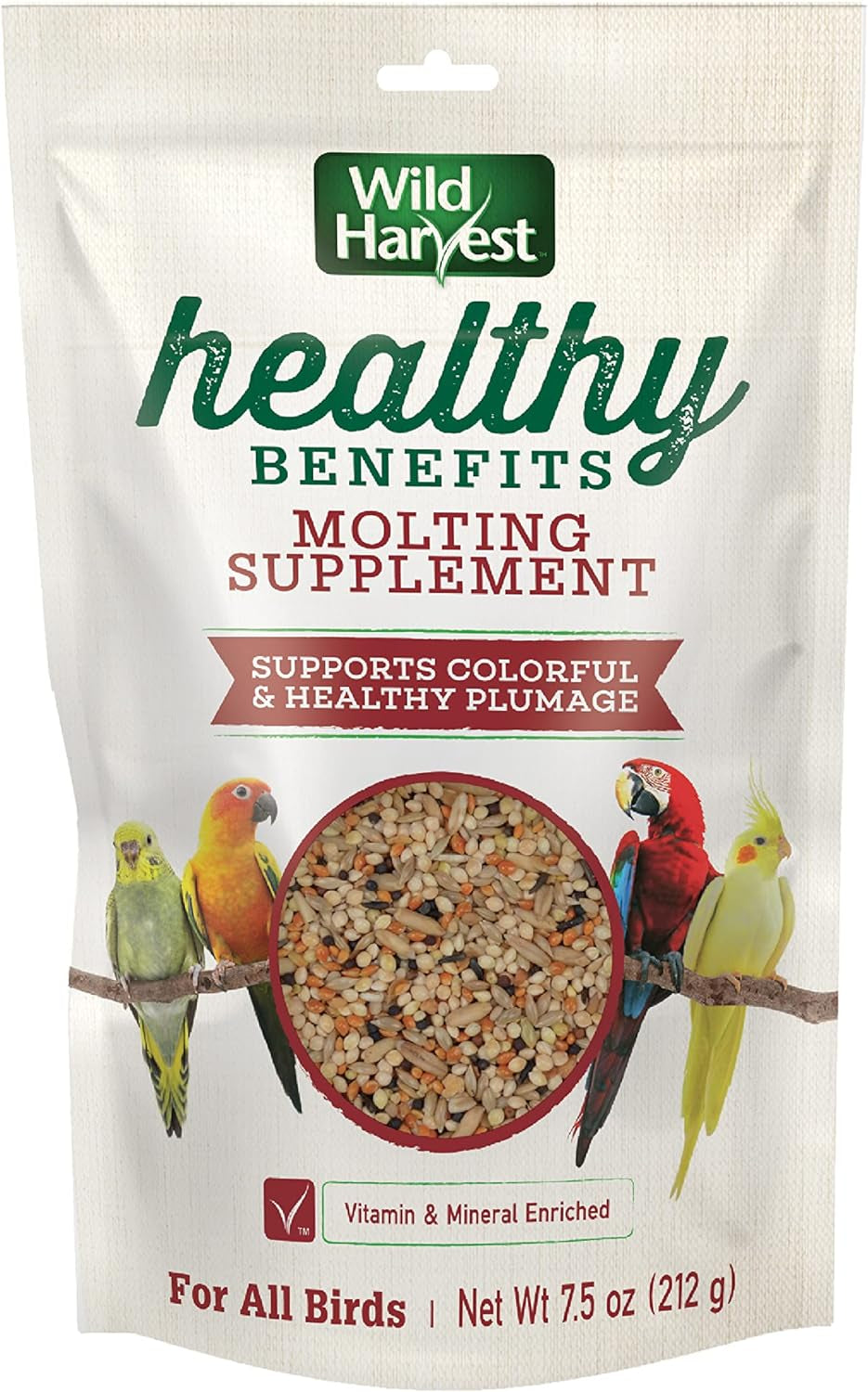 Healthy Benefits Molting Supplement, 7.5 Oz., for All Birds