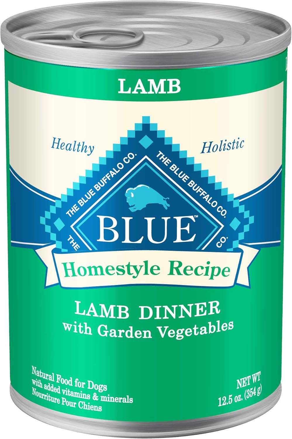 Homestyle Recipe Adult Wet Dog Food, Made with Natural Ingredients, Chicken Dinner with Garden Vegetables, 12.5-Oz. Can (Pack of 12)