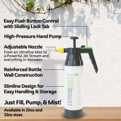 EXTREMEMIST High-Performance Bird Sprayer | Ultrafine Avian Pump Mister | Handheld Pet Bird Bath Mister | Adjustable Nozzle | Bird Cage Cleaner | Perfect for Macaws, Cockatiels, Parrots & More