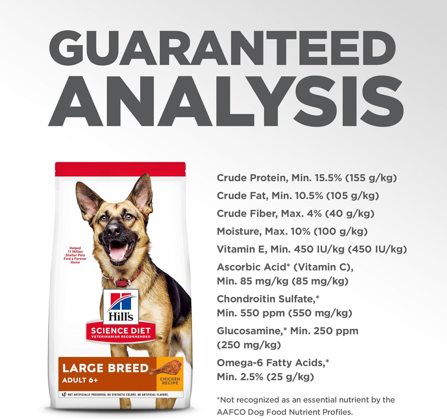 Hill'S Science Diet Large Breed, Senior Adult 6+, Large Breed Senior Premium Nutrition, Dry Dog Food, Chicken Recipe