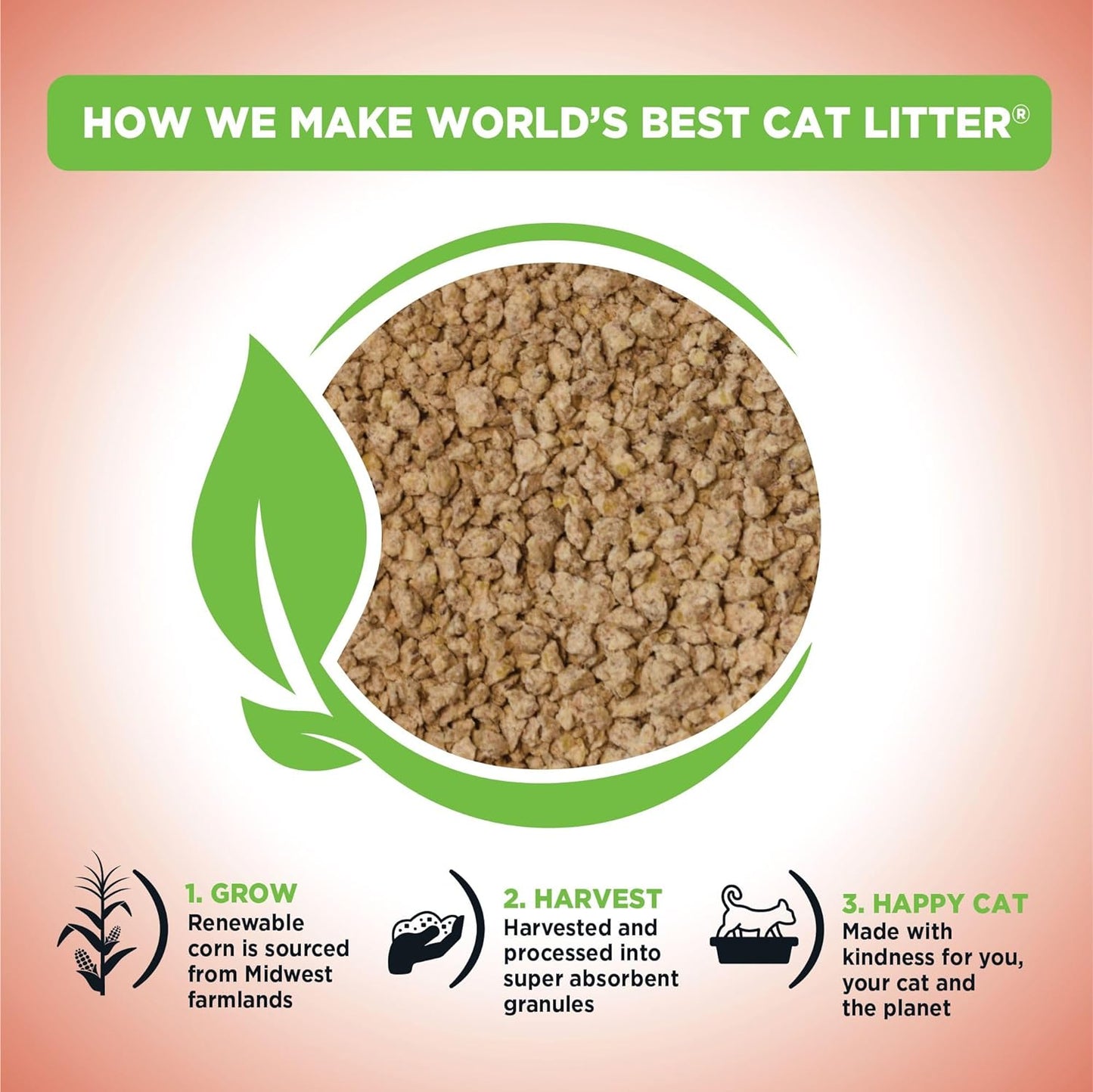 WORLD'S BEST CAT LITTER Poop Fighter Maximum Odor Defense, Natural Ingredients, Quick Clumping, Flushable, 99% Dust Free & Made in USA - Long-Lasting Odor Control & Easy Scooping