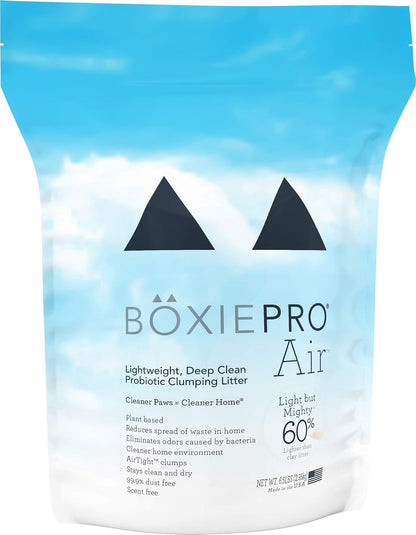 Boxie® Probiotic 40 Day Natural Odor Control Cat Litter, Lightweight Plant Based Kitty Litter