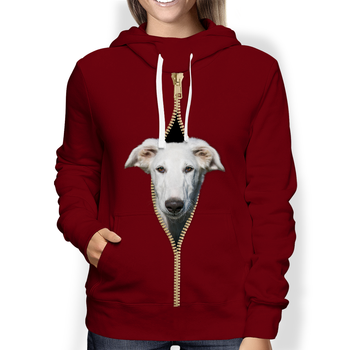 I'm With You - Basenji Hoodie V2