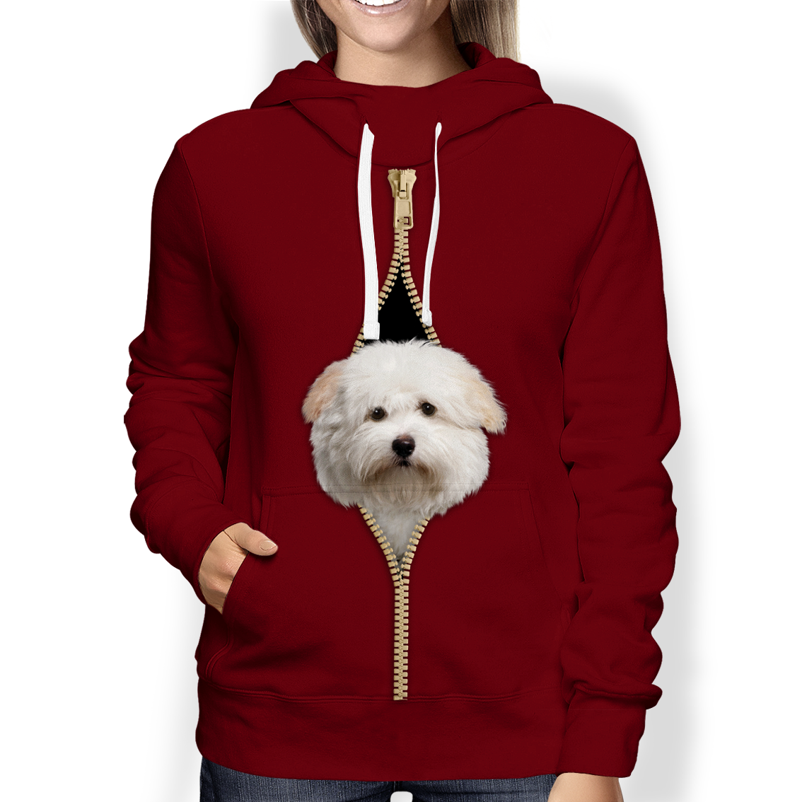 I'm With You - Chinese Crested Hoodie V2