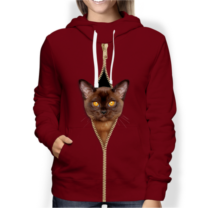 I'm With You - Wire Fox Terrier Hoodie V1