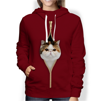 I'm With You - Abyssinian Cat Hoodie V1