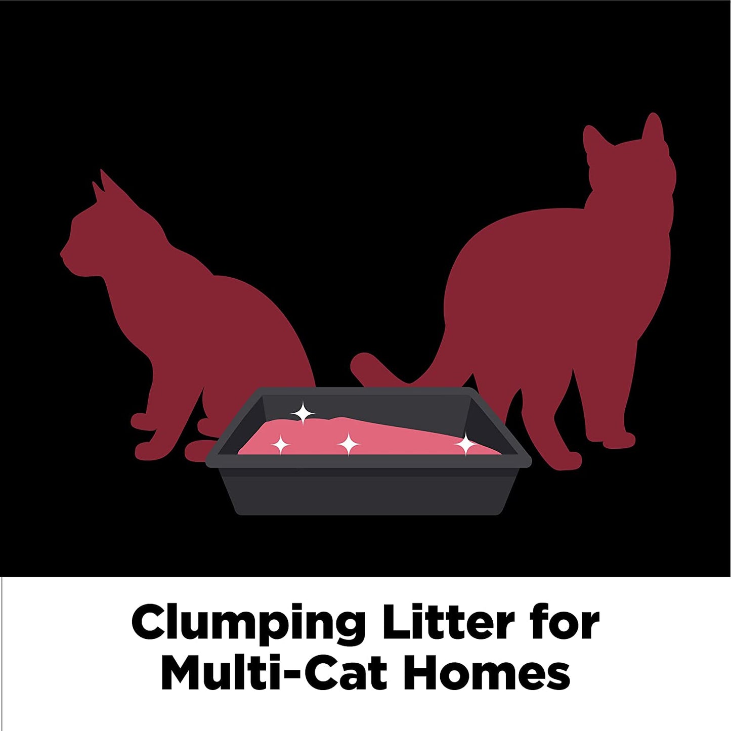 ARM & HAMMER Clump & Seal Platinum Clumping Cat Litter, Multi-Cat