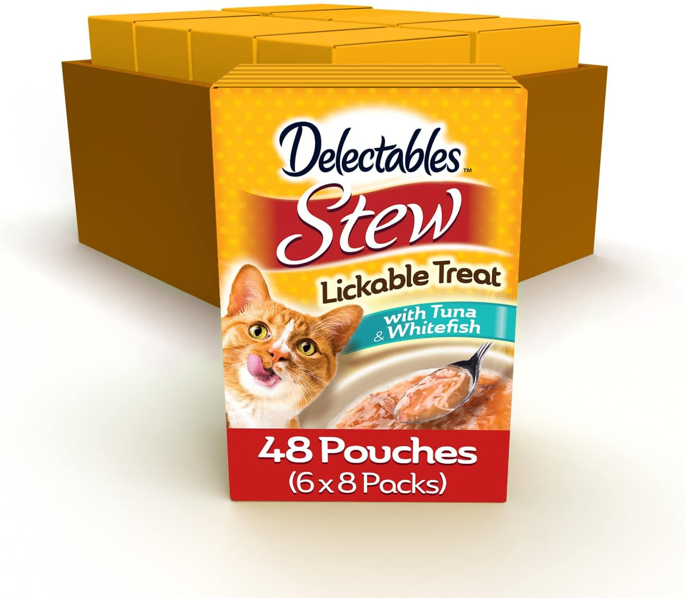 Hartz Delectables Stew Lickable Wet Cat Treats for Adult & Senior Cats