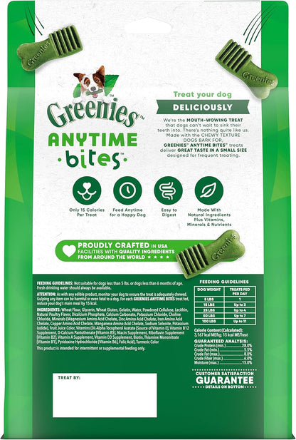 GREENIES ANYTIME BITES Dog Treats, Original Flavor