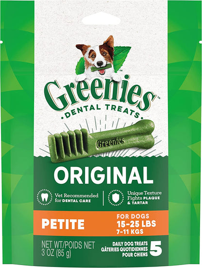 Greenies Original Petite Natural Dental Care Dog Treats