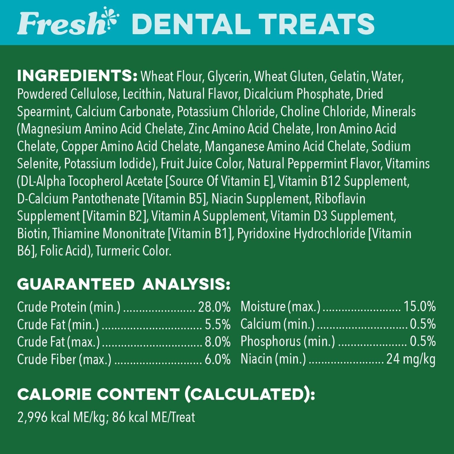 Greenies Regular Natural Dental Care Dog Treats, Variety Pack