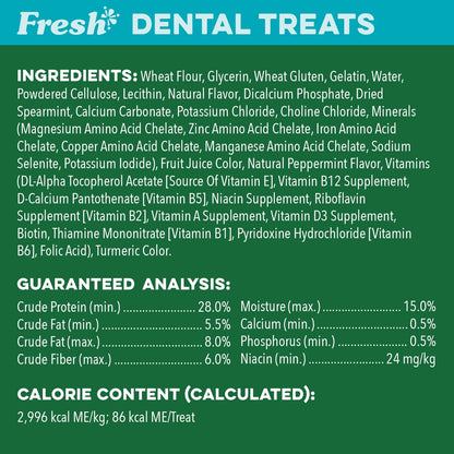 Greenies Regular Natural Dental Care Dog Treats, Variety Pack