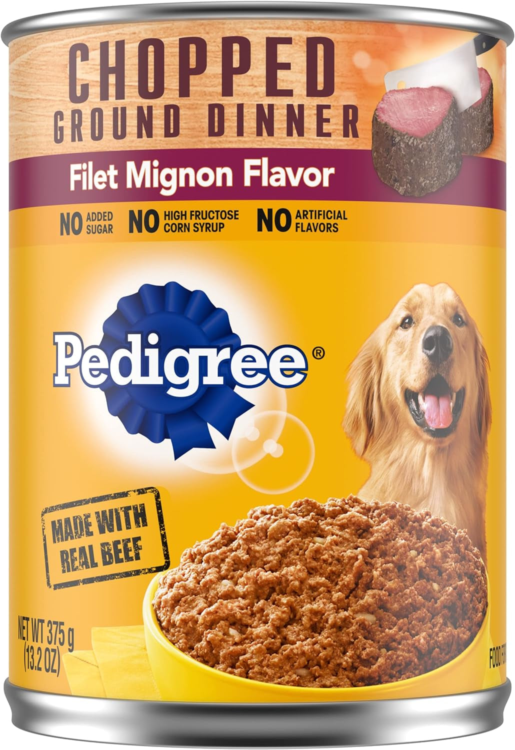 PEDIGREE CHOPPED GROUND DINNER Adult Canned Soft Wet Dog Food Variety Pack