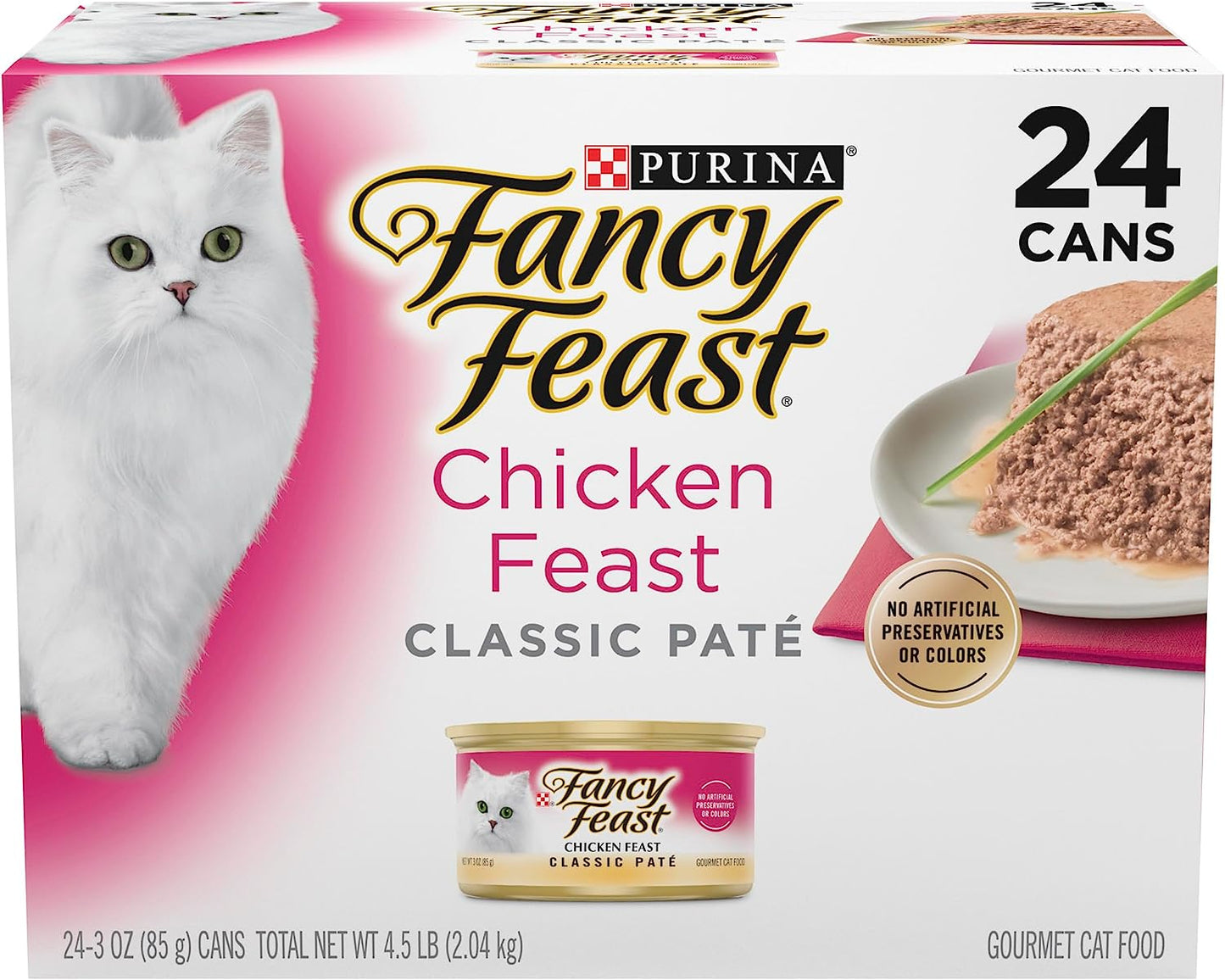 Purina Fancy Feast Grilled Wet Cat Food Poultry and Beef Collection Wet Cat Food Variety Pack - 3