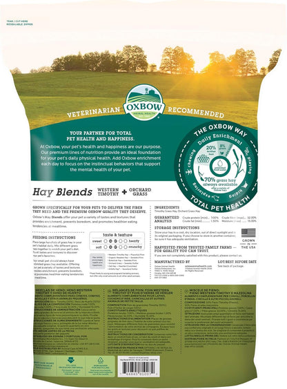 Oxbow Animal Health Oxbow Hay Blends - Western Timothy & Orchard