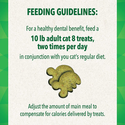 Greenies Feline Adult Natural Dental Care Cat Treats Savory