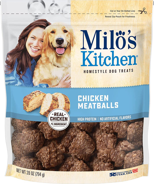 Milo'S Kitchen Homestyle Dog Treats, High Protein, No Artificial Flavors