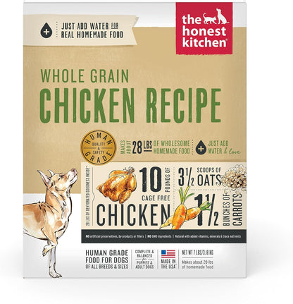 The Honest Kitchen Human Grade Dehydrated Whole Grain Dog Food - Complete Meal or Topper