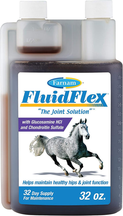 Farnam Fluidflex Liquid Joint Supplement for Horses, Helps Maintain Healthy Hip & Joint Function