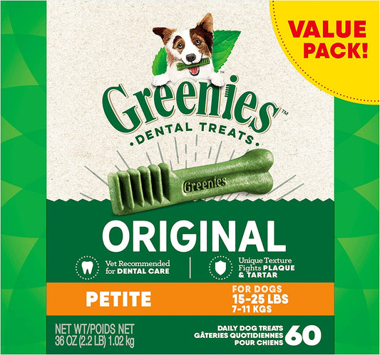 Greenies Original Petite Natural Dental Care Dog Treats