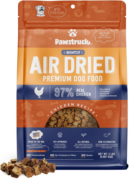 Pawstruck All Natural Air Dried Dog Food - Grain Free, Made in USA, Non-Gmo & Vet Recommended - High Protein Limited Ingredient Wholesome Full-Feed - for All Breeds & Ages