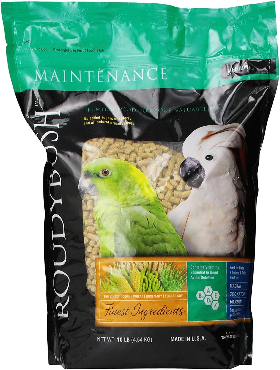 Roudybush Daily Maintenance Bird Food, Medium