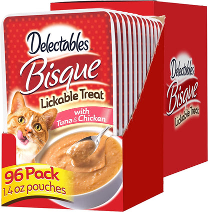 Hartz Delectables Bisque Variety Pack Lickable Cat Treat