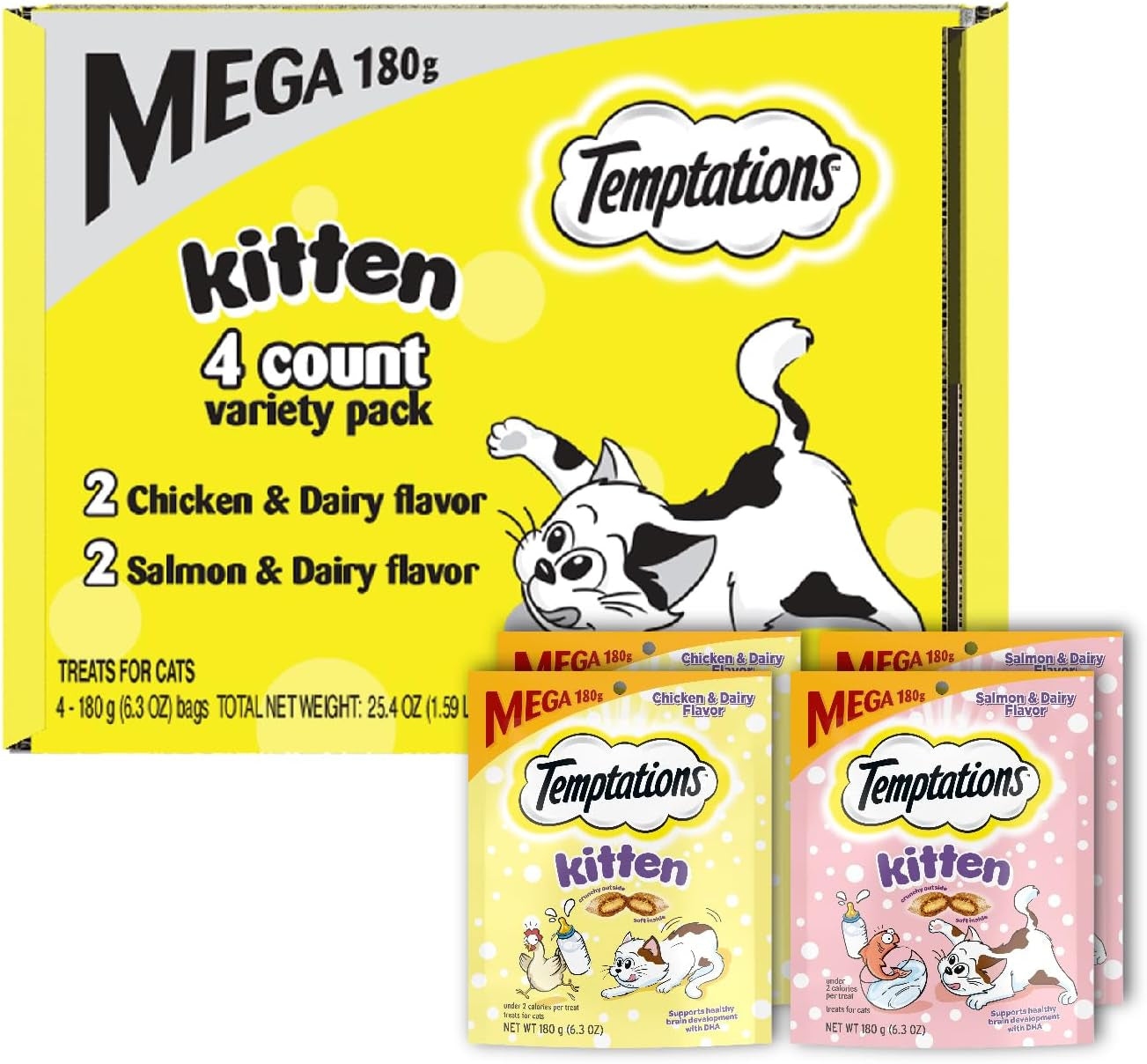 Temptations Kitten Crunchy and Soft Treats