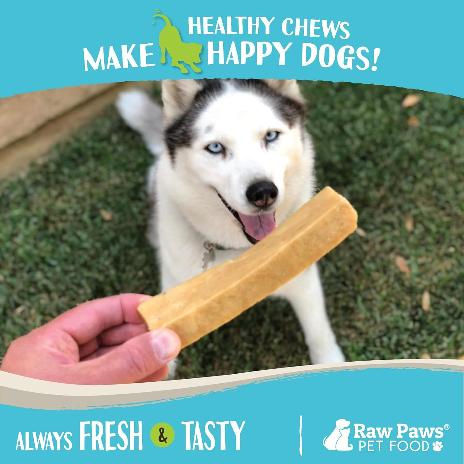 Raw Paws Himalayan Yak Chews for Dogs, Extra Large Chews - Himalayan Cheese for Large Dogs, Yak Bones for Dogs - Yak Milk Bones for Dogs, Dog Cheese Chews Himalayan, Yak Chews for Large Dogs