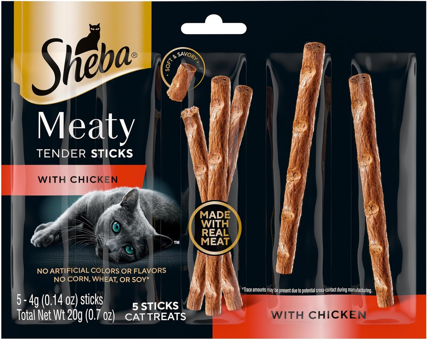 Sheba Meaty Tender Sticks Soft Cat Treats